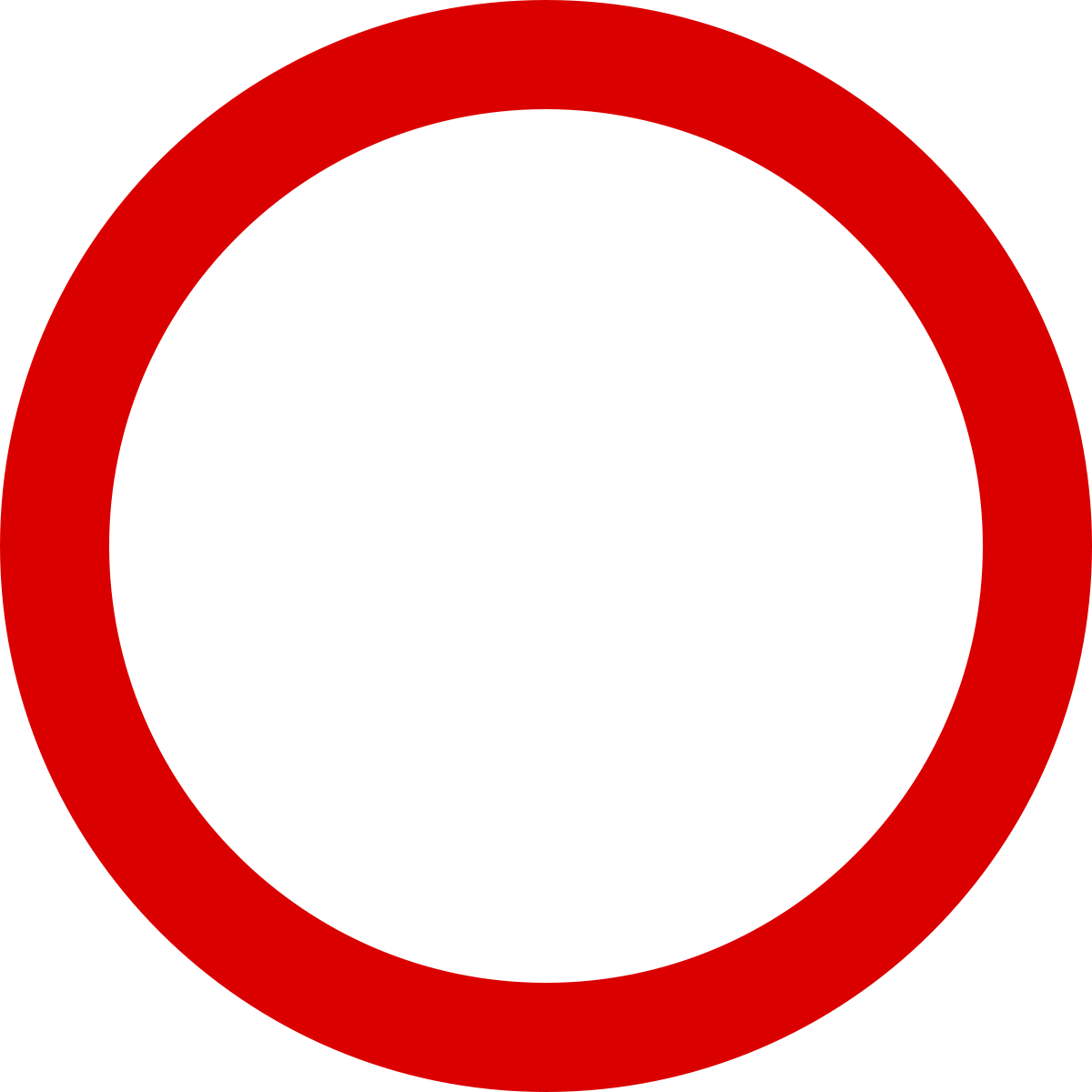 No entry for vehicles in both directions, including pedal cycles